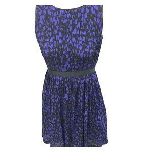 Loft Petite pleated Midi Dress